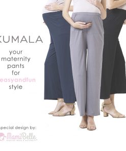Mamibelle Kumala Celana Kulot Ibu Hamil Spandex Rayon Premium