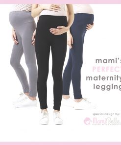 Mamibelle Lexa Celana Legging Ibu Hamil Spandex Rayon Premium