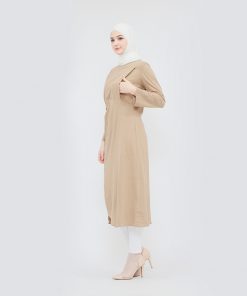 IRA MAMIBELLE COKLAT MAXY DRESS HAMIL DAN MENYUSUI KEKINIAN