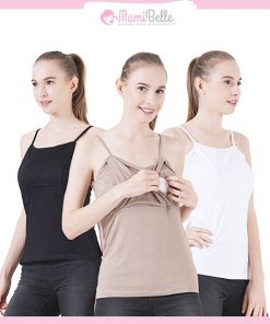 Mamibelle Tasya baju Hamil & Menyusui Tanktop Inner Spandex Premium