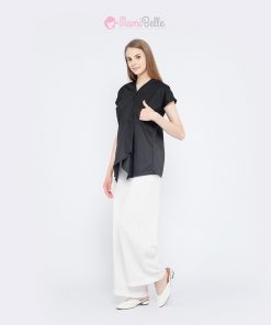 MAMIBELLE AYUNA HITAM Blouse Hamil & Menyusui Kekinian
