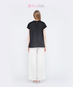 MAMIBELLE AYUNA HITAM Blouse Hamil & Menyusui Kekinian